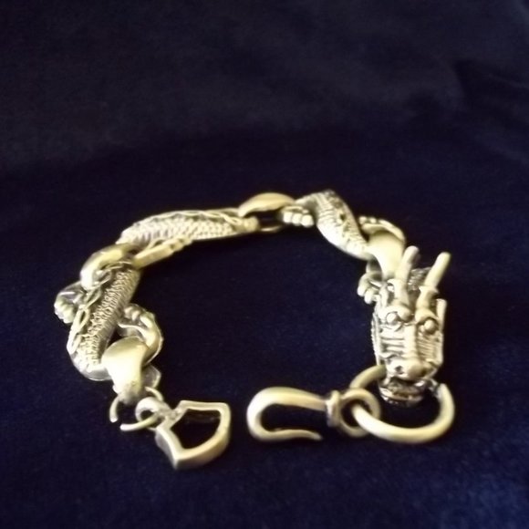 Other - Mens Brass Dragon Bracelet